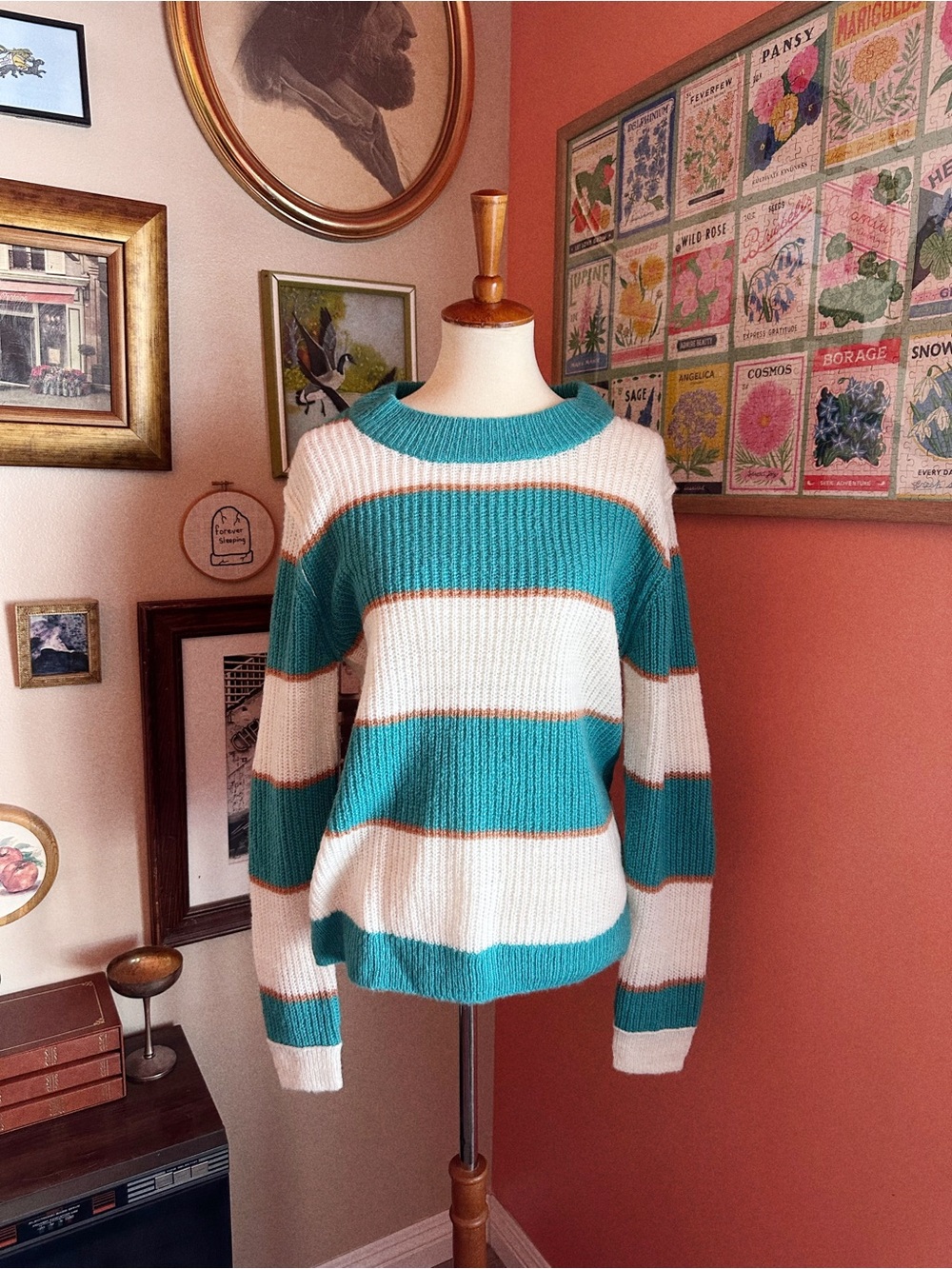 Roxy Striped Knit Sweater